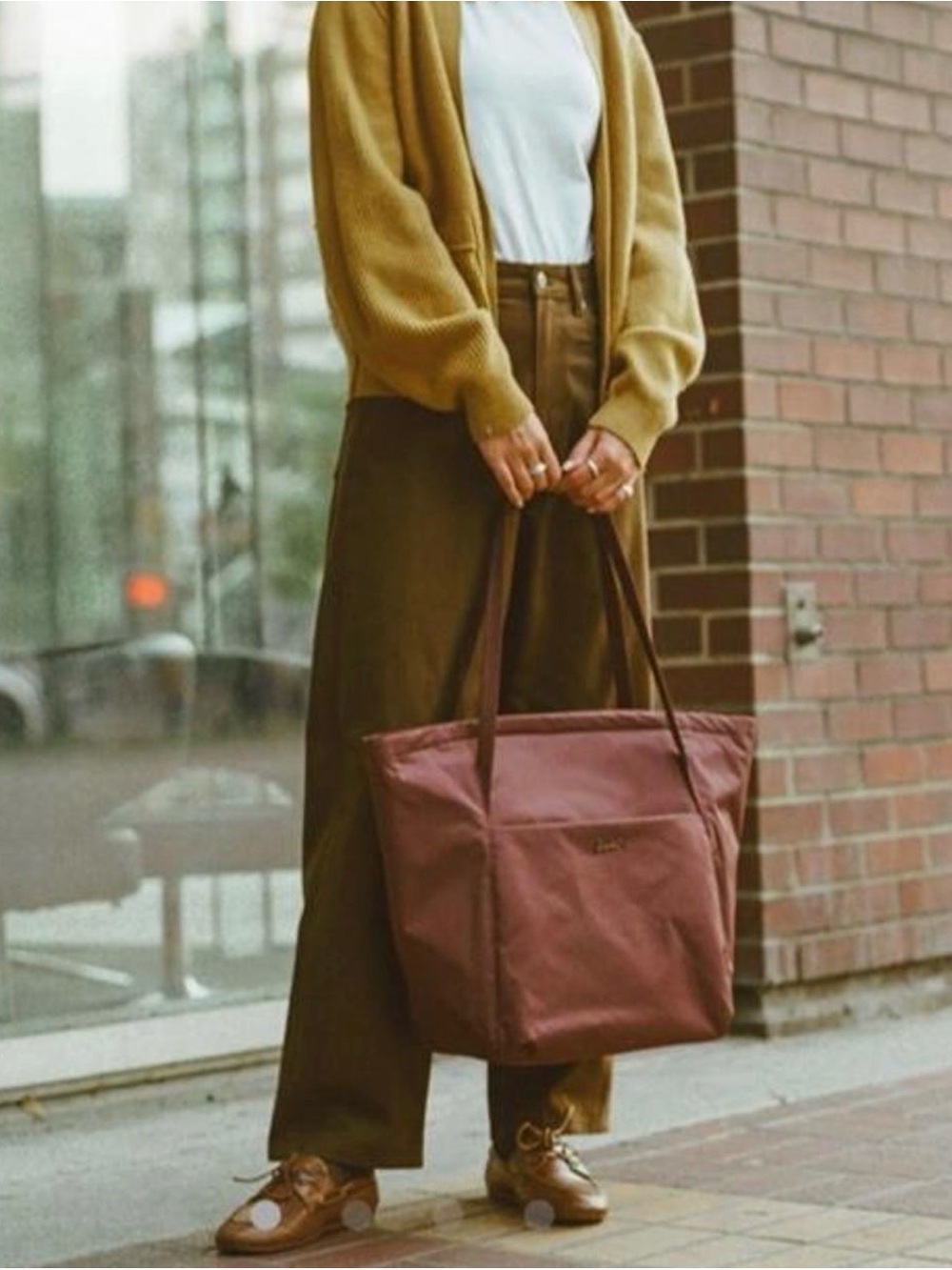 Herschel Supply Company Burgundy Tote Bag